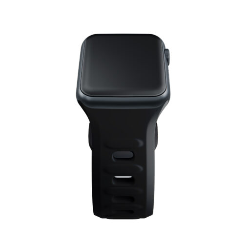 Apple Watch rihm silikoonist S 3mk Silicone Watch Strap black 11