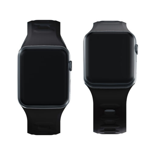 Apple Watch rihm silikoonist S 3mk Silicone Watch Strap black 2