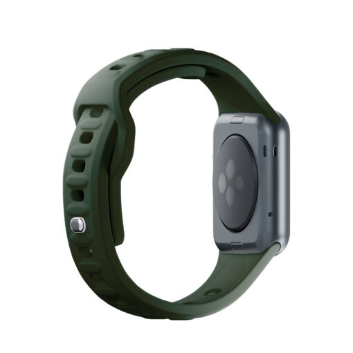 Apple Watch rihm silikoonist S 3mk Silicone Watch Strap dark green 3