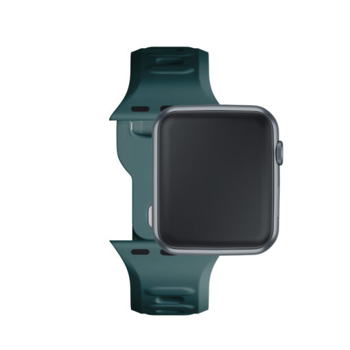 Apple Watch rihm silikoonist S 3mk Silicone Watch Strap evergreen 8