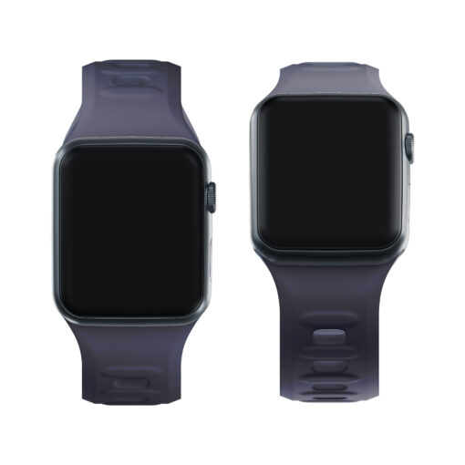 Apple Watch rihm silikoonist S 3mk Silicone Watch Strap gray 2