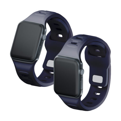 Apple Watch rihm silikoonist S 3mk Silicone Watch Strap gray 4