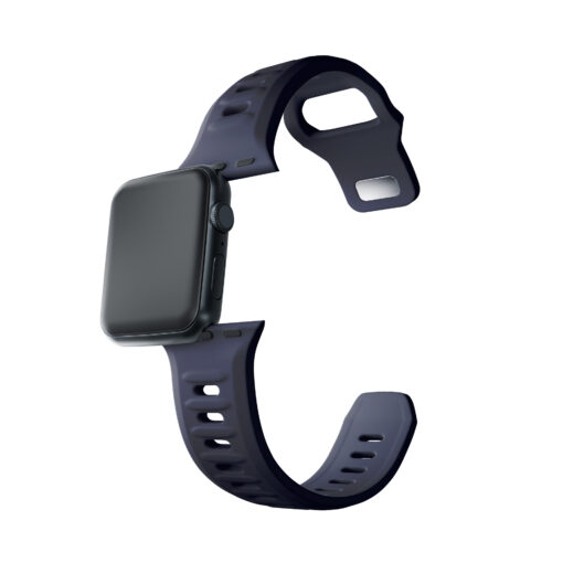Apple Watch rihm silikoonist S 3mk Silicone Watch Strap gray 9
