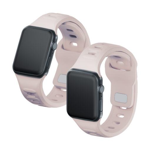 Apple Watch rihm silikoonist S 3mk Silicone Watch Strap latte 4