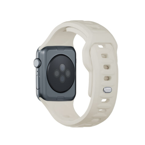 Apple Watch rihm silikoonist S 3mk Silicone Watch Strap nude 10