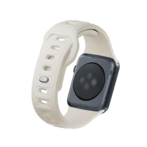 Apple Watch rihm silikoonist S 3mk Silicone Watch Strap nude 5