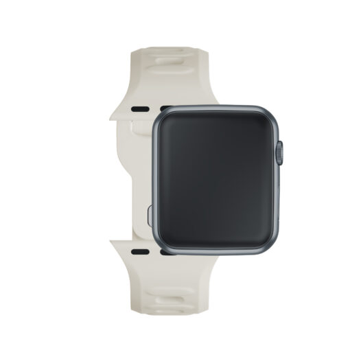 Apple Watch rihm silikoonist S 3mk Silicone Watch Strap nude 8