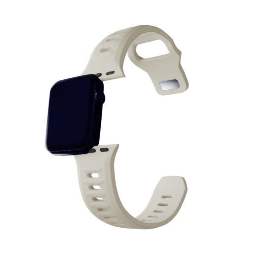 Apple Watch rihm silikoonist S 3mk Silicone Watch Strap nude 9