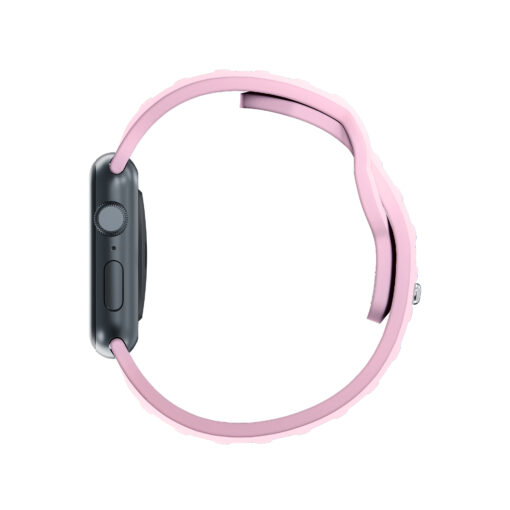 Apple Watch rihm silikoonist S 3mk Silicone Watch Strap powder pink 1
