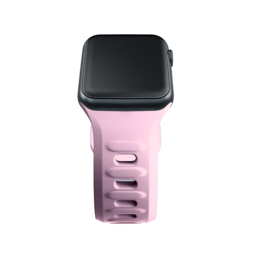 Apple Watch rihm silikoonist S 3mk Silicone Watch Strap powder pink 11