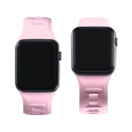 Apple Watch rihm silikoonist S 3mk Silicone Watch Strap powder pink 2