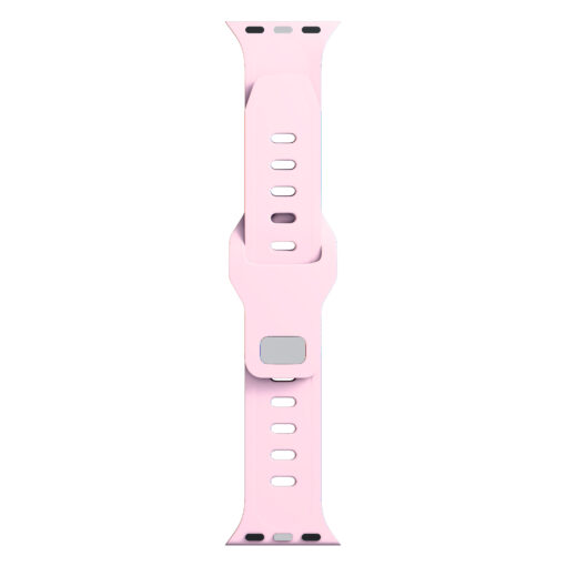 Apple Watch rihm silikoonist S 3mk Silicone Watch Strap powder pink 7