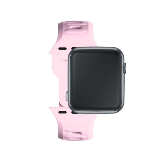 Apple Watch rihm silikoonist S 3mk Silicone Watch Strap powder pink 8