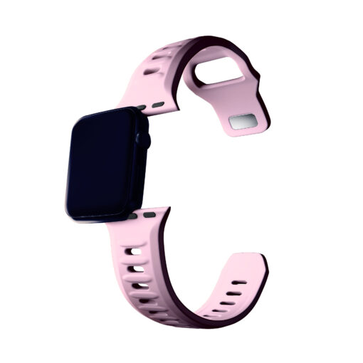 Apple Watch rihm silikoonist S 3mk Silicone Watch Strap powder pink 9