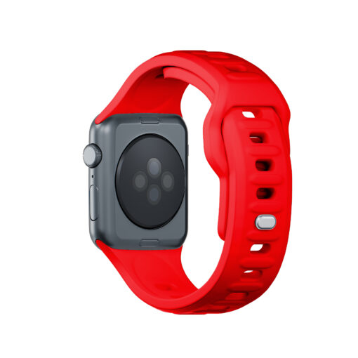 Apple Watch rihm silikoonist S 3mk Silicone Watch Strap red 10
