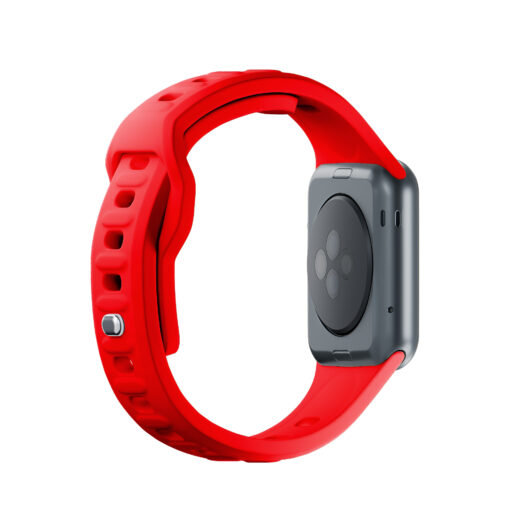 Apple Watch rihm silikoonist S 3mk Silicone Watch Strap red 3