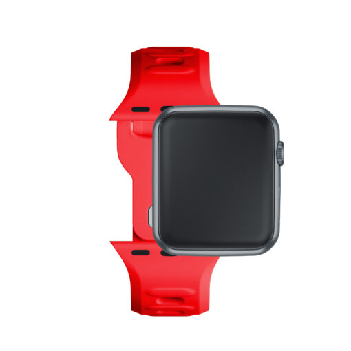 Apple Watch rihm silikoonist S 3mk Silicone Watch Strap red 8