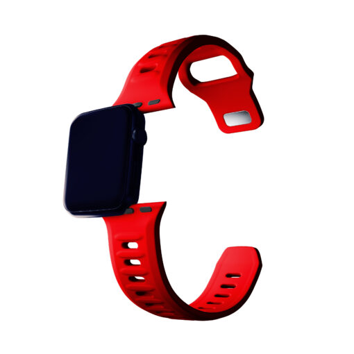 Apple Watch rihm silikoonist S 3mk Silicone Watch Strap red 9