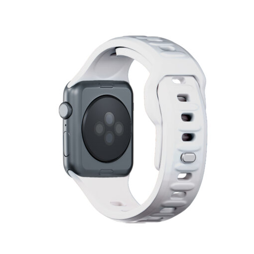Apple Watch rihm silikoonist S 3mk Silicone Watch Strap white 10