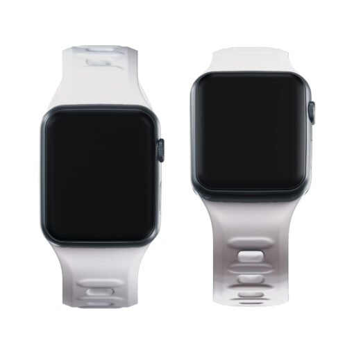 Apple Watch rihm silikoonist S 3mk Silicone Watch Strap white 2