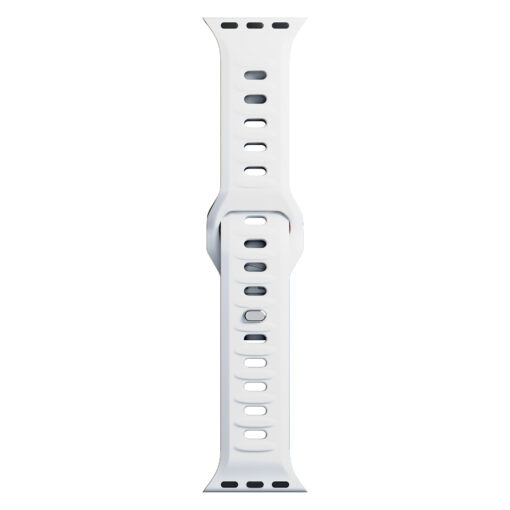 Apple Watch rihm silikoonist S 3mk Silicone Watch Strap white 6