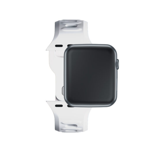 Apple Watch rihm silikoonist S 3mk Silicone Watch Strap white 8