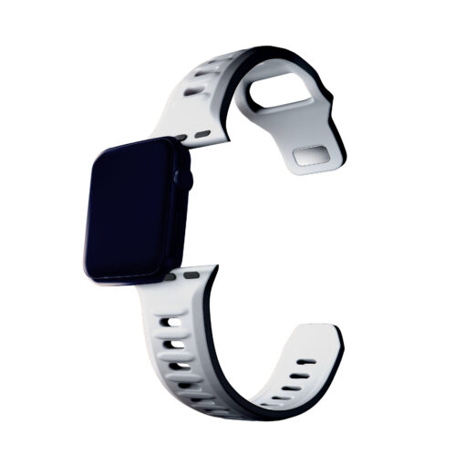 Apple Watch rihm silikoonist S 3mk Silicone Watch Strap white 9
