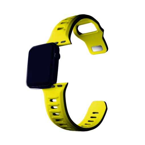 Apple Watch rihm silikoonist S 3mk Silicone Watch Strap yellow 9