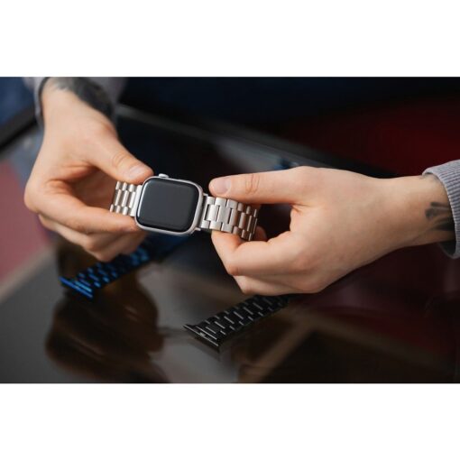 Apple Watch rihm stainless steel F Design silver b 9