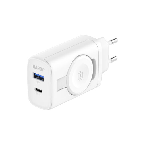 HARDY Seinalaadija Appleile PD 2in1 33W integreeritud Apple Watchi laadijaga 2