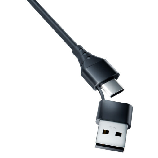Juhe 3in1 USB AUSB C – USB CMicroLightning 1.5m must – Universaalne laadimisjuhe – 3mk Hyper 4