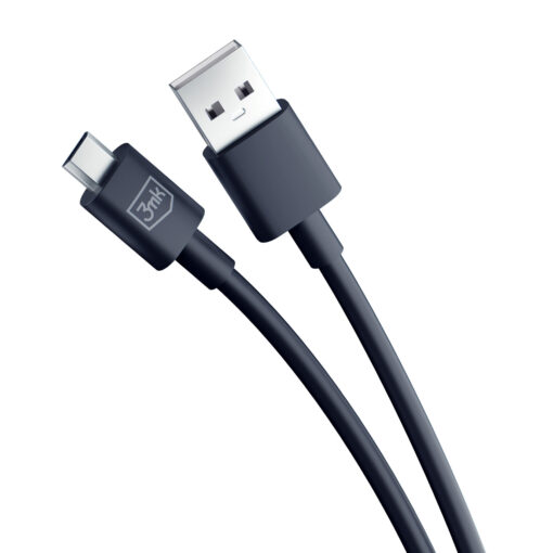 Juhe USB A – Micro USB 1.2m 5V 2.4A must – Andmejuhe Laadimisjuhe – 3mk Hyper 3