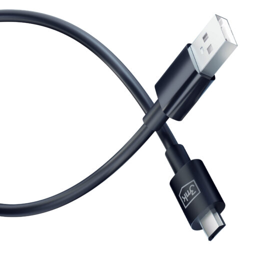 Juhe USB A – Micro USB 1.2m 5V 2.4A must – Andmejuhe Laadimisjuhe – 3mk Hyper 4