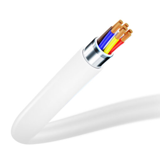 Juhe USB A – Micro USB 1.2m 5V 2.4A valge – Andmejuhe Laadimisjuhe – 3mk Hyper 5