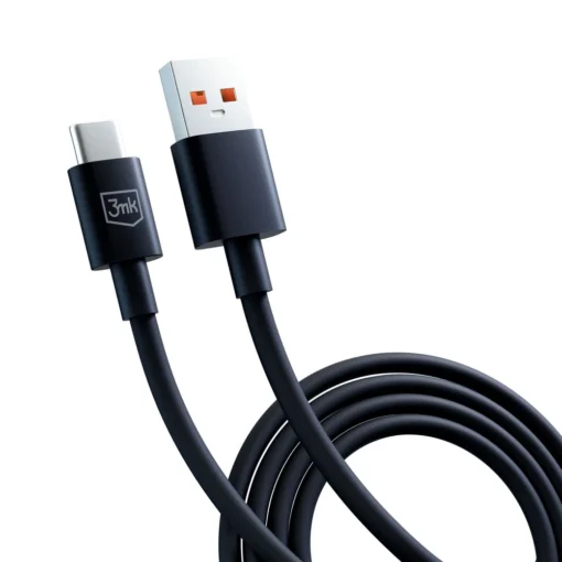 Juhe USB A – USB C 1.2m 5A must – Kiirlaadimisjuhe – 3mk Hyper 1