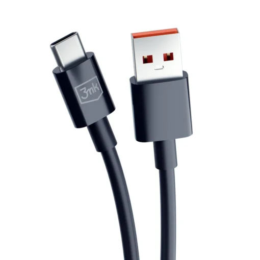 Juhe USB A – USB C 1.2m 5A must – Kiirlaadimisjuhe – 3mk Hyper 9