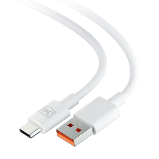 Juhe USB A – USB C 1.2m 5A valge – Kiirlaadimisjuhe – 3mk Hyper 1