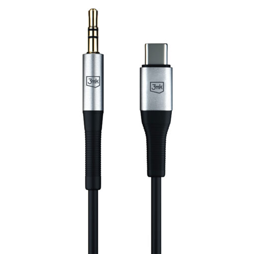 Juhe USB C – 3.5 mm helisisend – Helijuhe – 3mk AUX 10