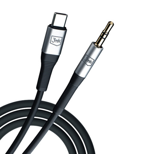 Juhe USB C – 3.5 mm helisisend – Helijuhe – 3mk AUX 2