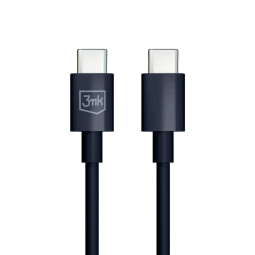 Juhe USB C – USB C 100W 1.2m must – Kiirlaadimisjuhe – 3mk Hyper 7