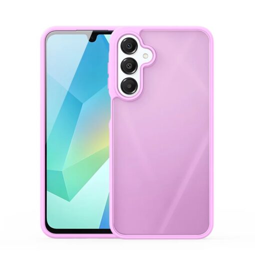 Samsung A16 umbris Dux Ducis YIND plastikust taguse ja silikoonist servaga roosa