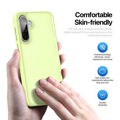 Samsung A36 56 umbris Dux Ducis YIND plastikust taguse ja silikoonist servaga roheline 3