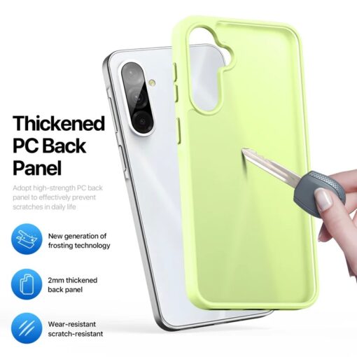 Samsung A36 56 umbris Dux Ducis YIND plastikust taguse ja silikoonist servaga roheline 4
