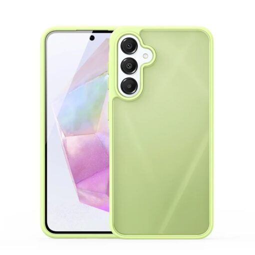 Samsung A36 56 umbris Dux Ducis YIND plastikust taguse ja silikoonist servaga roheline