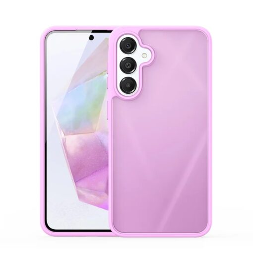 Samsung A36 56 umbris Dux Ducis YIND plastikust taguse ja silikoonist servaga roosa