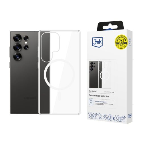 Samsung S25 ULTRA umbris MagSafe silikoonist labipaistev – 3mk ClearCase