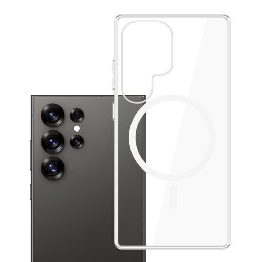 Samsung S25 ULTRA umbris MagSafe silikoonist labipaistev – 3mk ClearCase 9