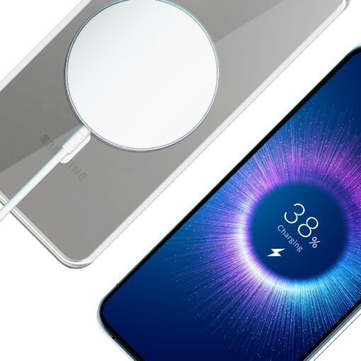 Samsung S25 umbris MagSafe silikoonist labipaistev – 3mk ClearCase 5