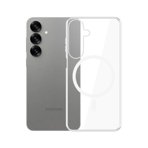 Samsung S25 umbris MagSafe silikoonist labipaistev – 3mk ClearCase 8