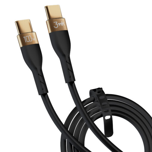 Silikoonist juhe USB C – USB C 2m 100W must – Silikoonist laadimisjuhe – 3mk Hyper Silicone 1
